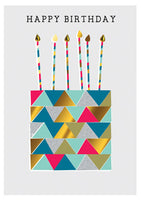 Birthday Greeting Card - Candles