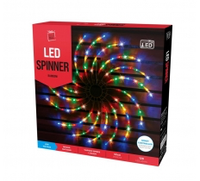 LED SPINNER LIGHT 50cm MULTICOLOURED