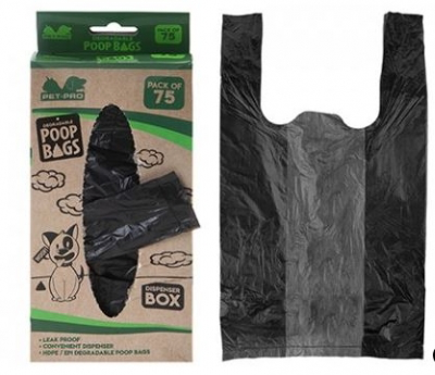 Pack of 75 Eco Degradable Doggy Poop Bags