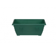 Whitefurze Plastic 40cm Venetian Window Box Forest Green