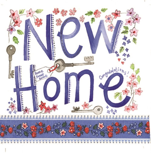 NEW HOME SUNSHINE LARGE FOIL CARD