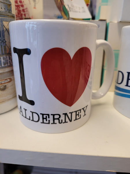 Alderney Mug  ( i love alderney)