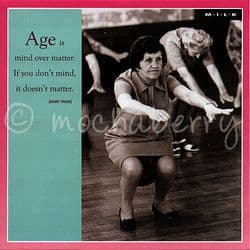 Bendy Ladies Greeting Card - BLANK