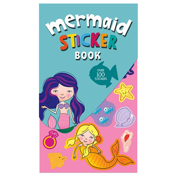 Mermaid Fun Sticker Book ( 100 pack )