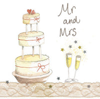 MR AND MRS SPARKLE CARD