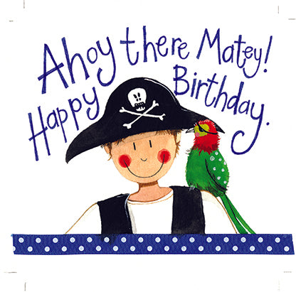 PIRATE BIRTHDAY CARD