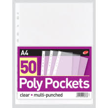 A4 Poly Pockets x50