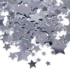 Confetti -Silver Stars